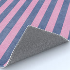 STRIPES - 005 - pink and blue Rug Gallery Image 4