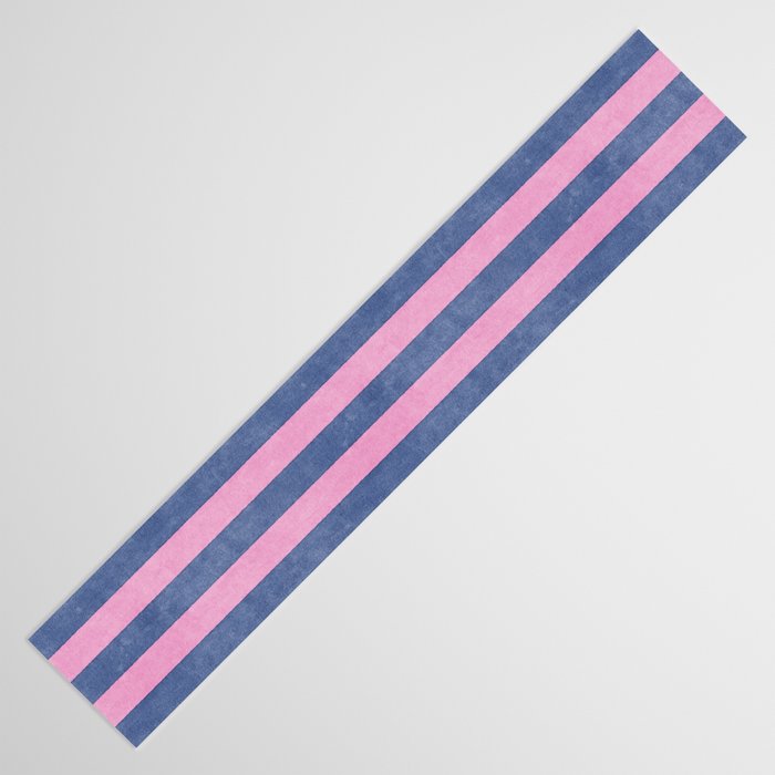 STRIPES - 005 - pink and blue Table Runner Gallery Image 3
