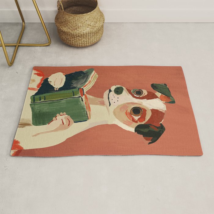The Bookish Dog Rug Gallery Image 1