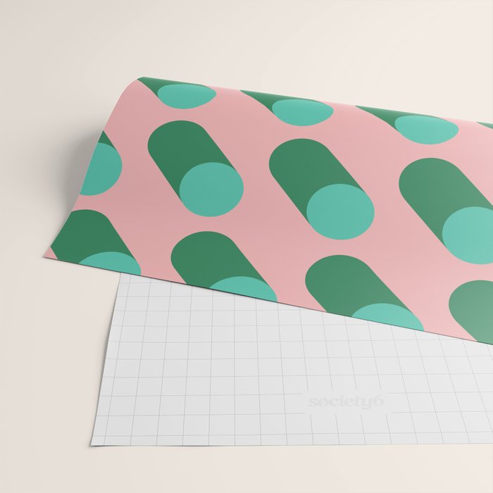 BAUHAUS POP BASIL Wrapping Paper Gallery Image 2