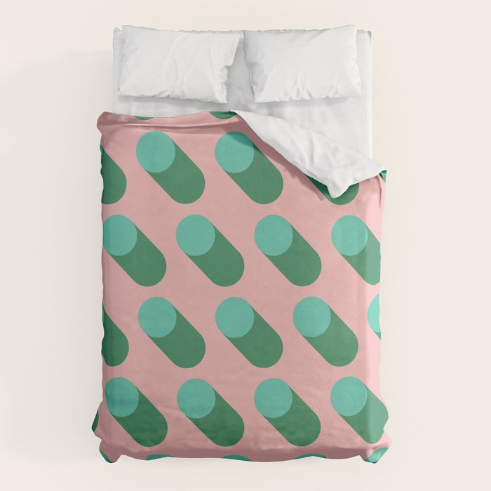 BAUHAUS POP BASIL Duvet Cover Gallery Image 6