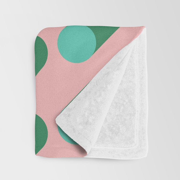 BAUHAUS POP BASIL Throw Blanket Gallery Image 3