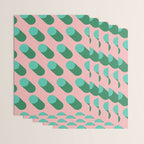 BAUHAUS POP BASIL Wrapping Paper Gallery Image 3