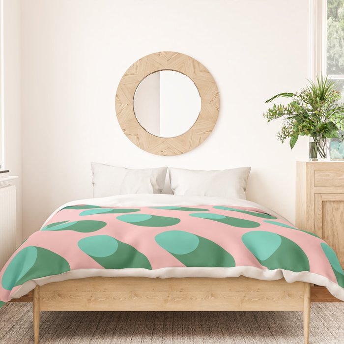 BAUHAUS POP BASIL Duvet Cover Gallery Image 3