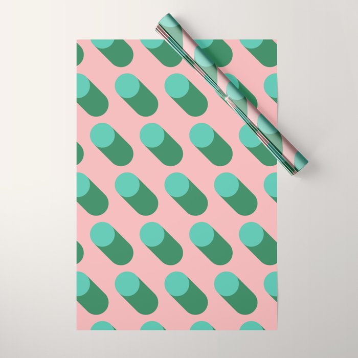 BAUHAUS POP BASIL Wrapping Paper Gallery Image 1