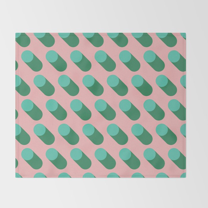 BAUHAUS POP BASIL Throw Blanket Gallery Image 2