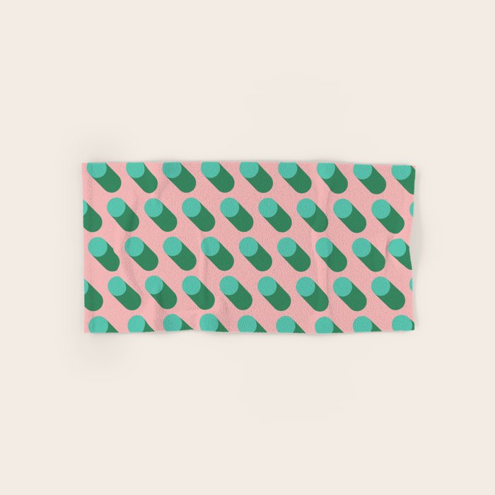 BAUHAUS POP BASIL Bath Towel Gallery Image 1