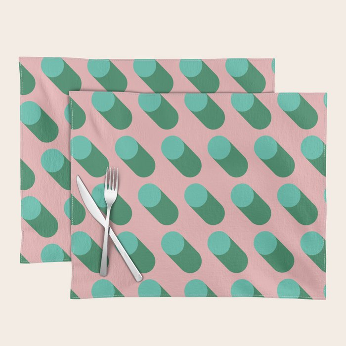 BAUHAUS POP BASIL Placemat Gallery Image 1