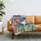 Christmas angel of peace Throw Blanket Gallery Image 1