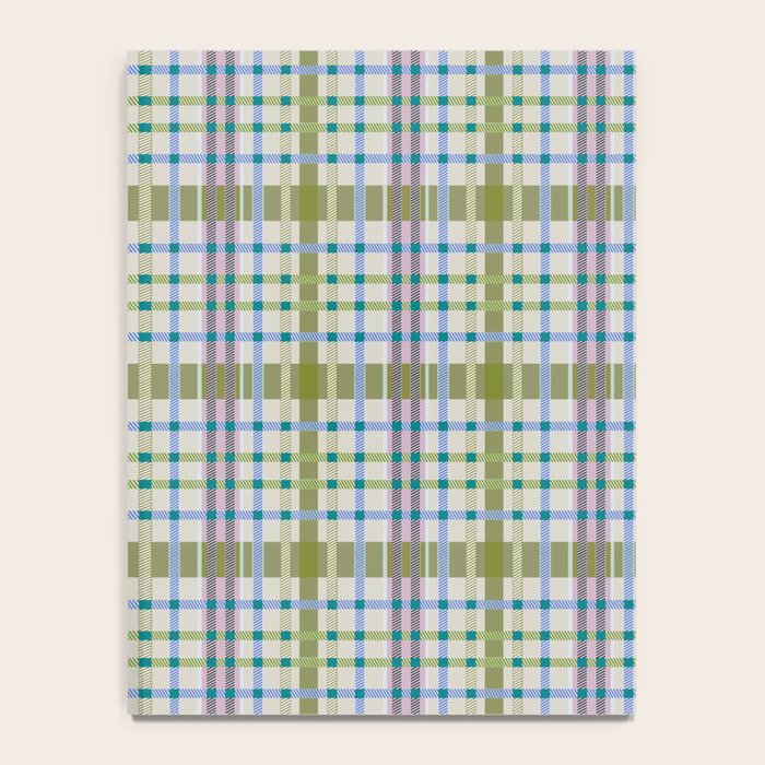 Vibrant Plaid Fusion C Notebook Gallery Image 4
