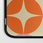 Mid Century Modern Pattern in Pink and Orange Laptop Sleeve Gallery Image 3