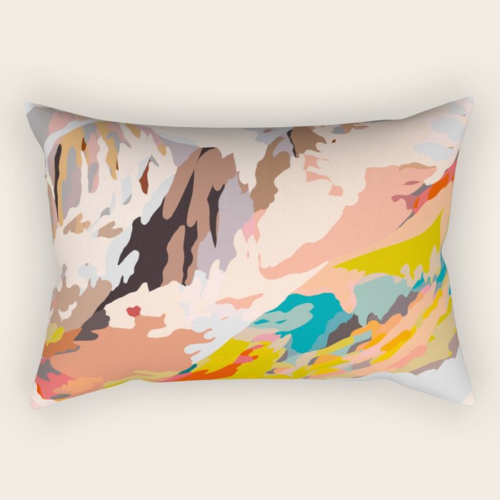 glass mountains Rectangular Pillow Gallery Image 2