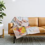 glass mountains Throw Blanket Gallery Image 1