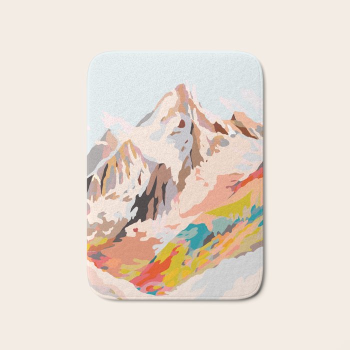 glass mountains Bath Mat Gallery Image 1