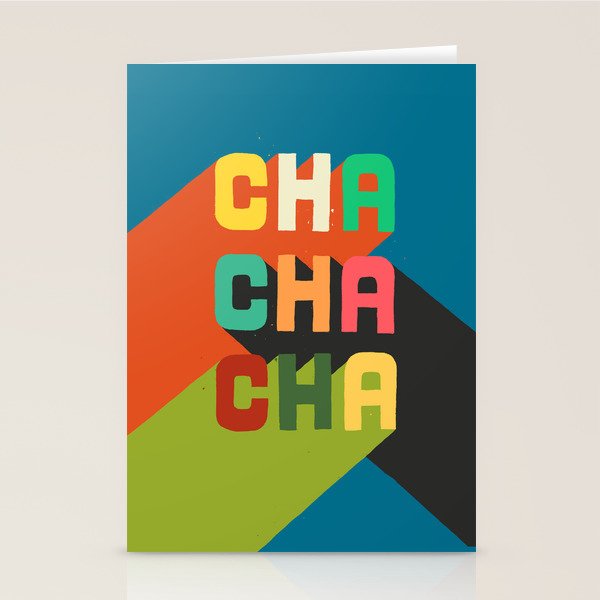 Cha cha cha Stationery Card Gallery Image 1