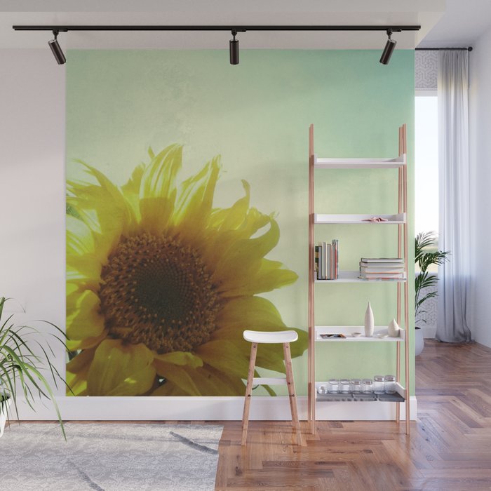 Sunflower Wall Mural Gallery Image 1