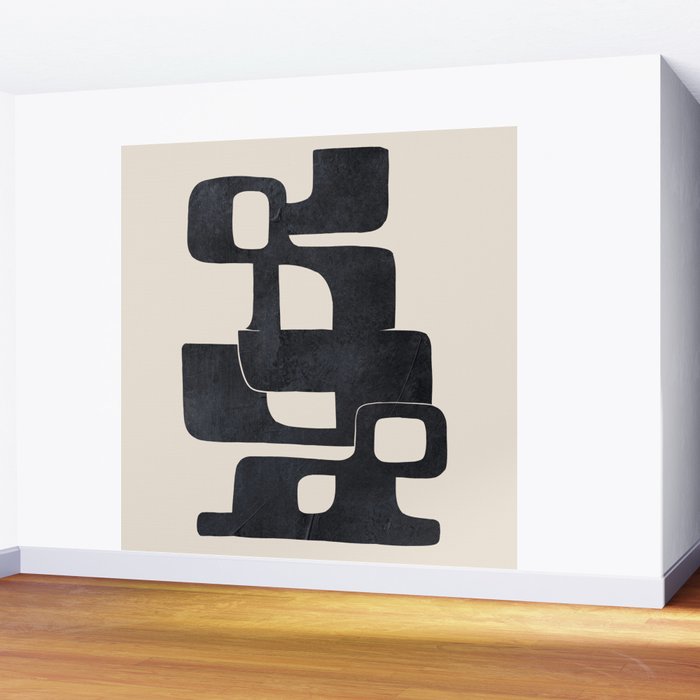 Modern Abstract Shapes 107 Wall Mural Gallery Image 2