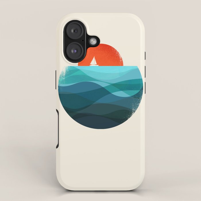 Deep blue ocean iPhone Case Gallery Image 1