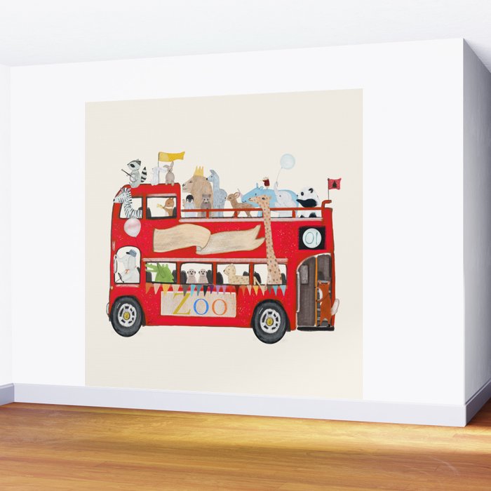 zoo lane Wall Mural Gallery Image 2