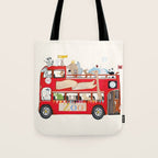 zoo lane Tote Bag Gallery Image 1