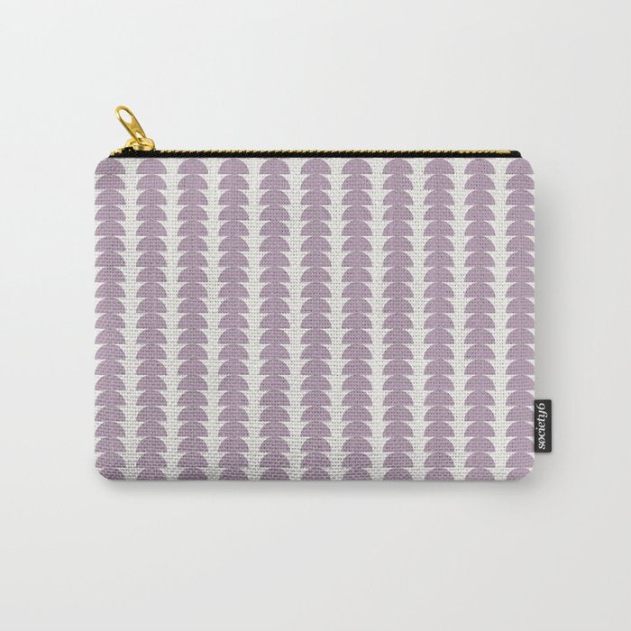 Maude Pattern - Lilac Purple Carry All Pouch Gallery Image 1