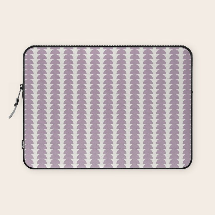 Maude Pattern - Lilac Purple Laptop Sleeve Gallery Image 1