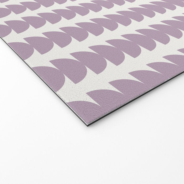 Maude Pattern - Lilac Purple Welcome Mat Gallery Image 2