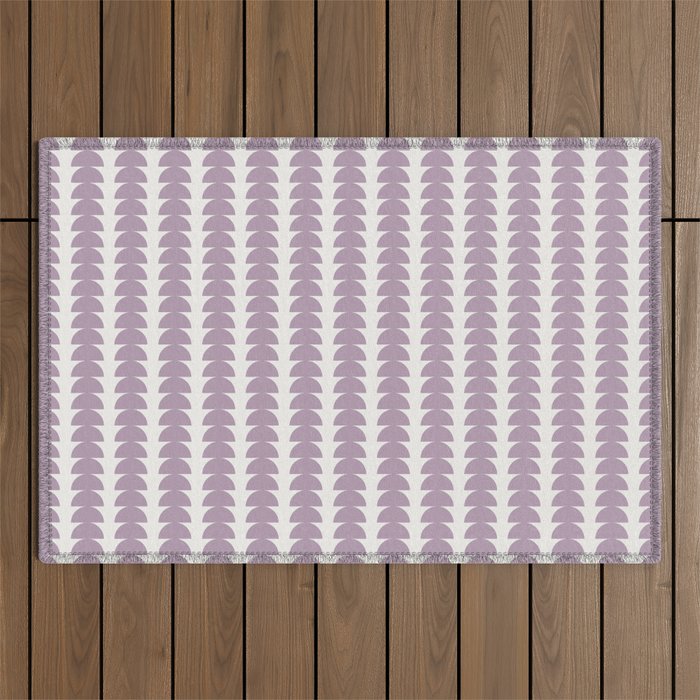 Maude Pattern - Lilac Purple Outdoor Rug Gallery Image 1