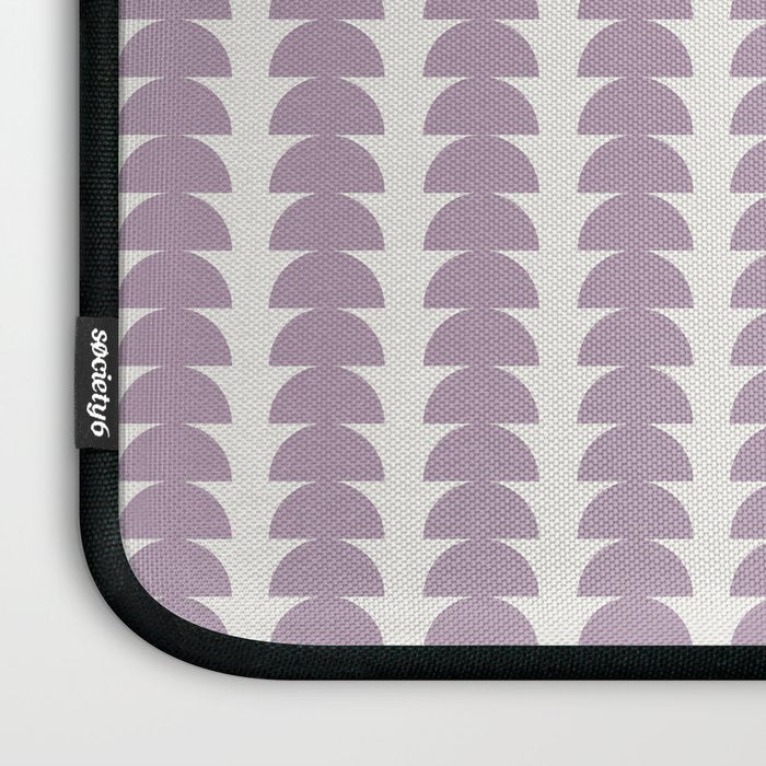 Maude Pattern - Lilac Purple Laptop Sleeve Gallery Image 3