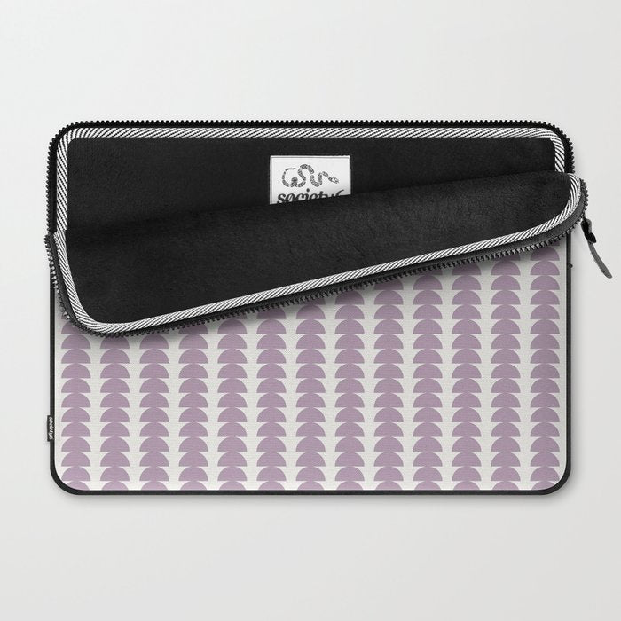 Maude Pattern - Lilac Purple Laptop Sleeve Gallery Image 2