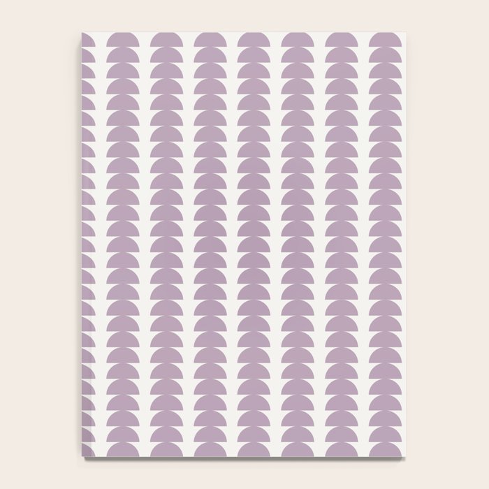 Maude Pattern - Lilac Purple Notebook Gallery Image 4