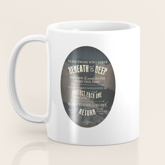 Bless Those Who Serve Beneath the Deep - The Submariner's Hymn Coffee Mug Gallery Image 3