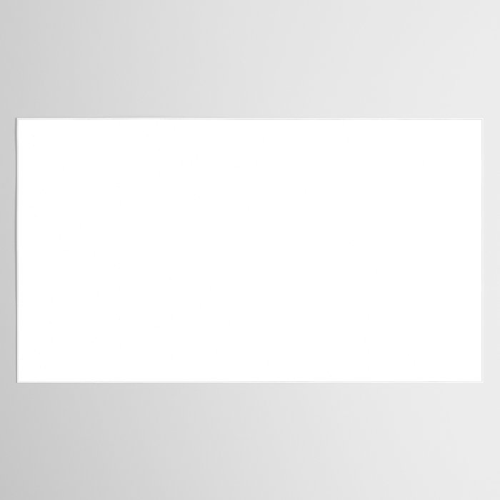White Minimalist Solid Color Block Spring Summer Tablecloth Gallery Image 2