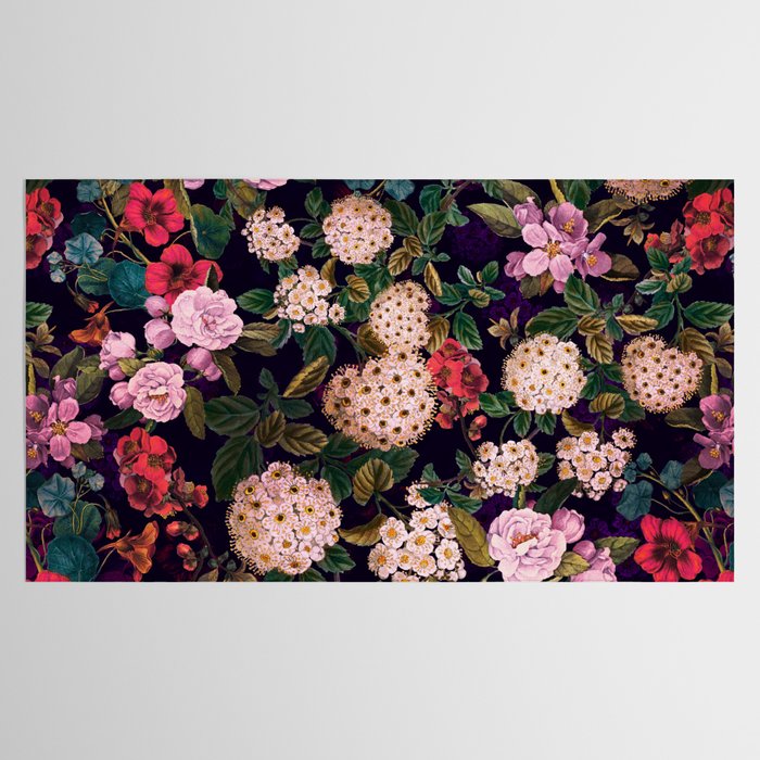 Brightly Glowing Flowers II Tablecloth Gallery Image 2