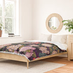 Brightly Glowing Flowers II Duvet Cover Gallery Image 2