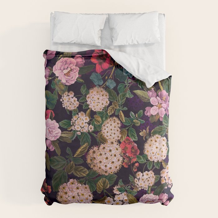 Brightly Glowing Flowers II Duvet Cover Gallery Image 1