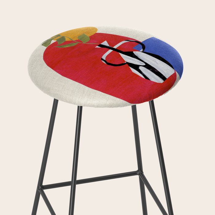 Primary Sun Tribal Vase Stool Gallery Image 2