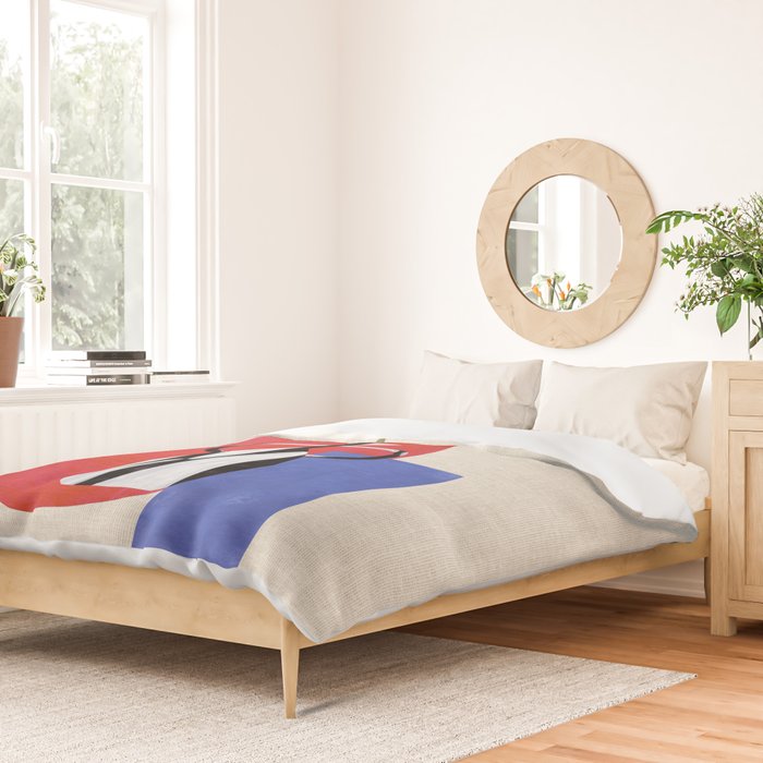 Primary Sun Tribal Vase Duvet Cover Gallery Image 2