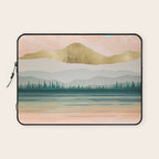 Spring Forest Lake Laptop Sleeve Gallery Image 1