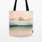 Spring Forest Lake Tote Bag Gallery Image 1