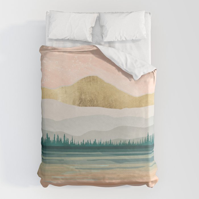 Spring Forest Lake Duvet Cover Gallery Image 6