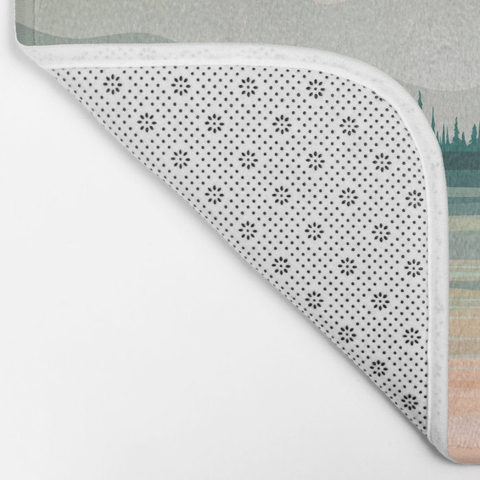 Spring Forest Lake Bath Mat Gallery Image 2
