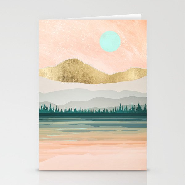 Spring Forest Lake Stationery Card Gallery Image 2