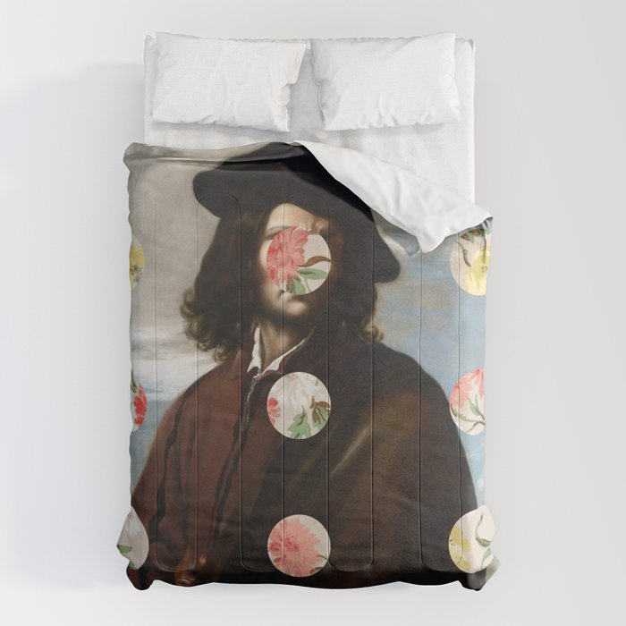 A Portrait With Dots 3 Comforter Gallery Image 6