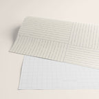 Lines III (Linen Gray) Wrapping Paper Gallery Image 2