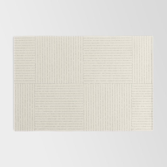 Lines III (Linen Gray) Rug Gallery Image 2