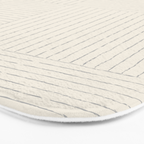 Lines III (Linen Gray) Bath Mat Gallery Image 3