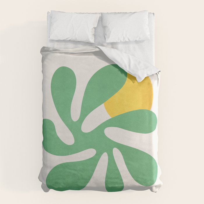 Star Leaf: Matisse Paper Cutouts VI Duvet Cover Gallery Image 1