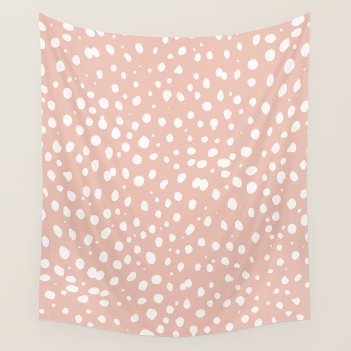LEOPARD PINK Wall Tapestry Gallery Image 1