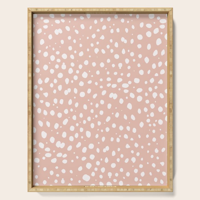 LEOPARD PINK Serving Tray Gallery Image 1